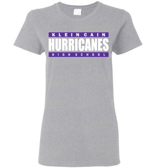 Klein Cain Hurricanes - Design 98 - Ladies Grey T-shirt