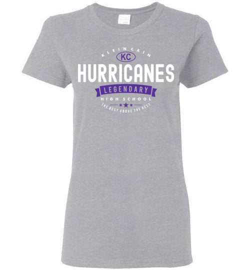 Klein Cain Hurricanes - Design 44 - Grey Ladies T-shirt