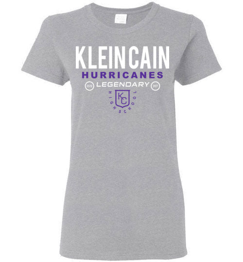 Klein Cain Hurricanes - Design 03 - Grey Ladies T-shirt