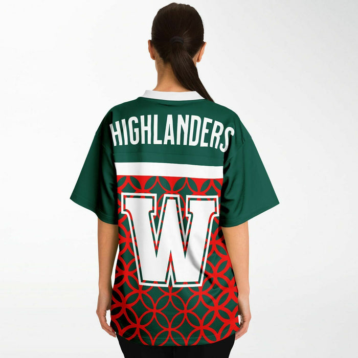 The Woodlands Highlanders Football Jersey 15