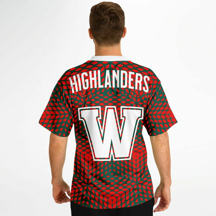 The Woodlands Highlanders Football Jersey 22