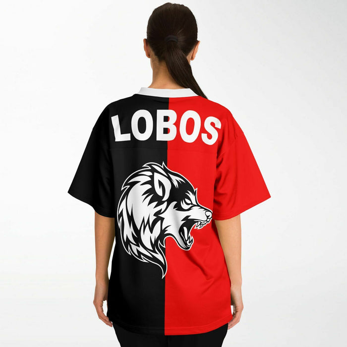 Langham Creek Lobos Football Jersey 04