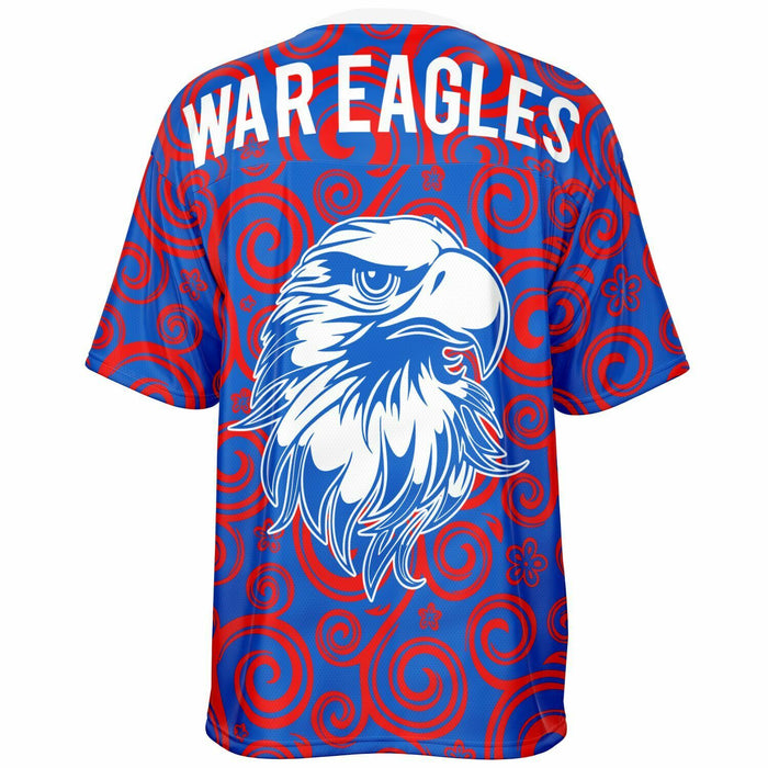 Oak Ridge War Eagles High School football jersey -  ghost view - back