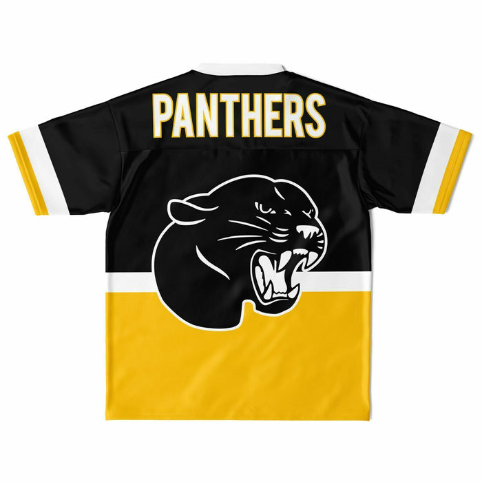 Klein Oak Panthers football jersey laying flat - back