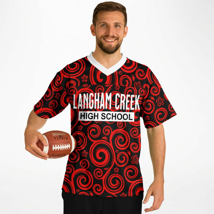 Langham Creek Lobos Football Jersey 18