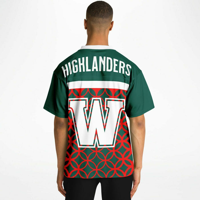 The Woodlands Highlanders Football Jersey 15