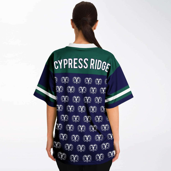 Cypress Ridge Rams Football Jersey 10