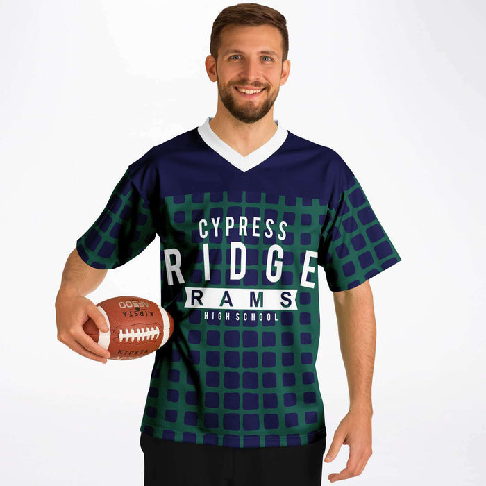 Cypress Ridge Rams Football Jersey 25