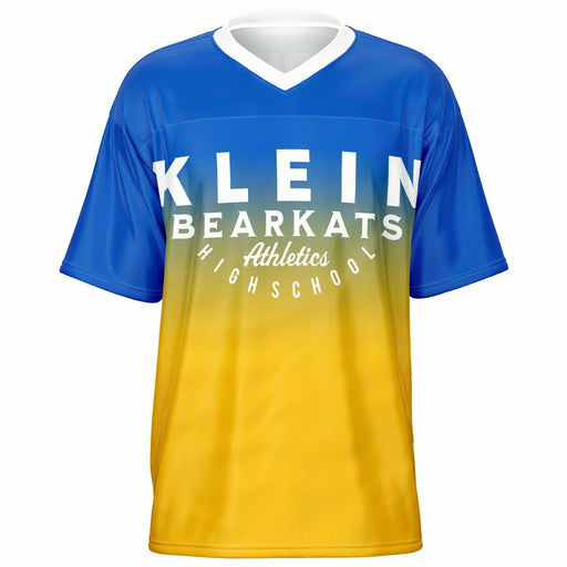 Klein Bearkats football jersey -  ghost view - front