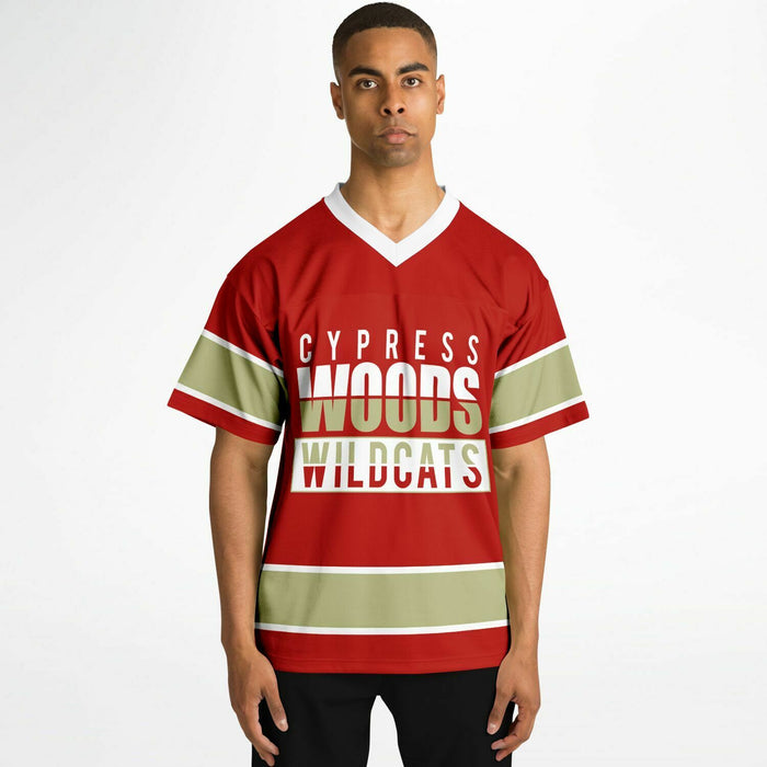 Cypress Woods Wildcats Football Spirit Jersey 13