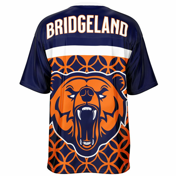 Bridgeland Bears football jersey -  ghost view - back