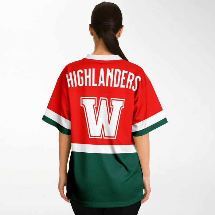 The Woodlands Highlanders Football Jersey 10