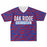 Oak Ridge War Eagles High School football jersey laying flat - front 