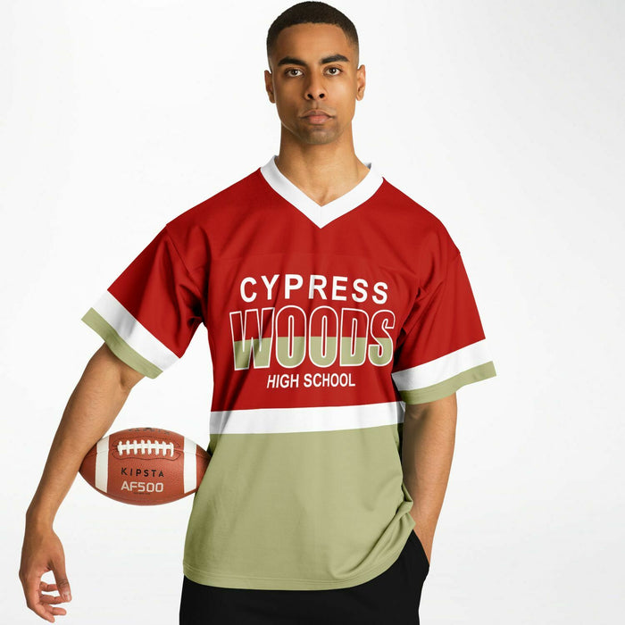 Cypress Woods Wildcats Football Spirit Jersey 10