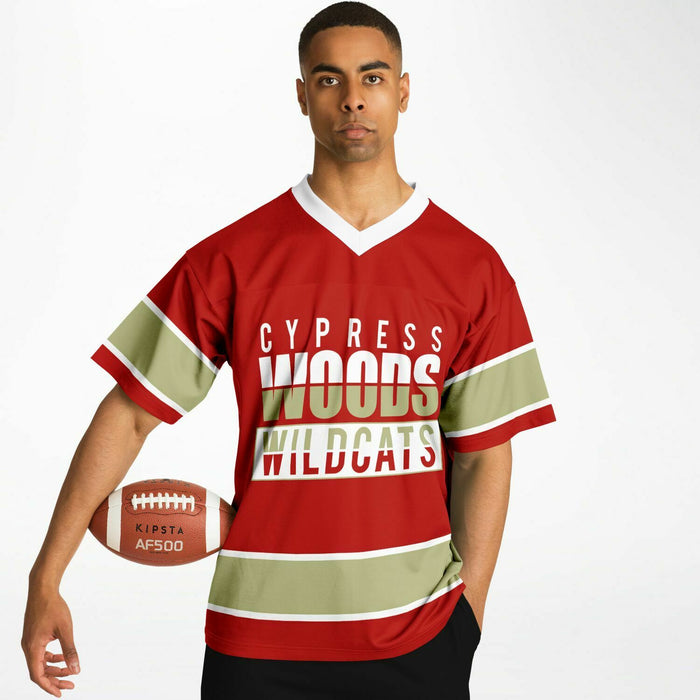 Cypress Woods Wildcats Football Spirit Jersey 13