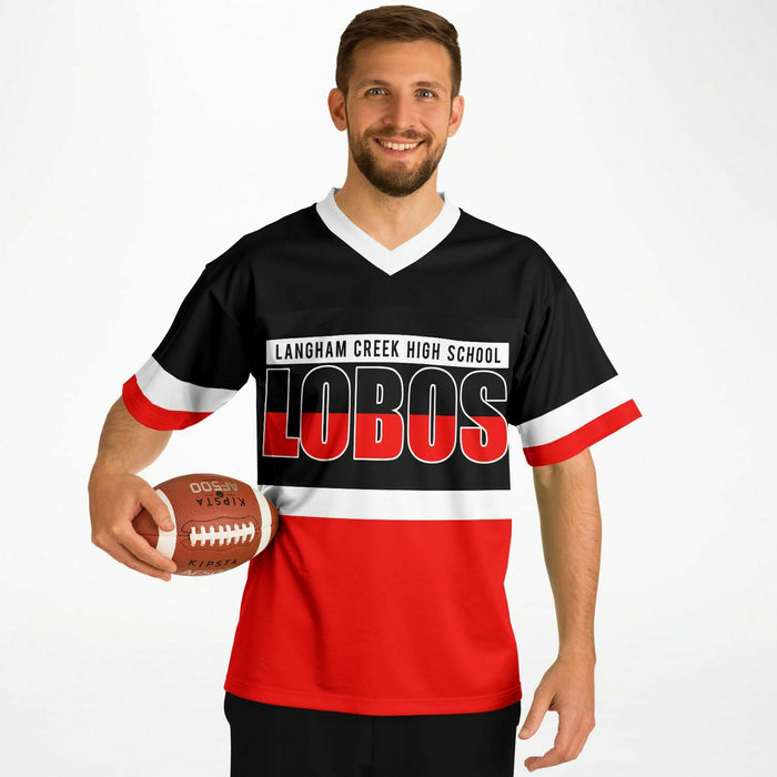 Langham Creek Lobos Football Jersey 10