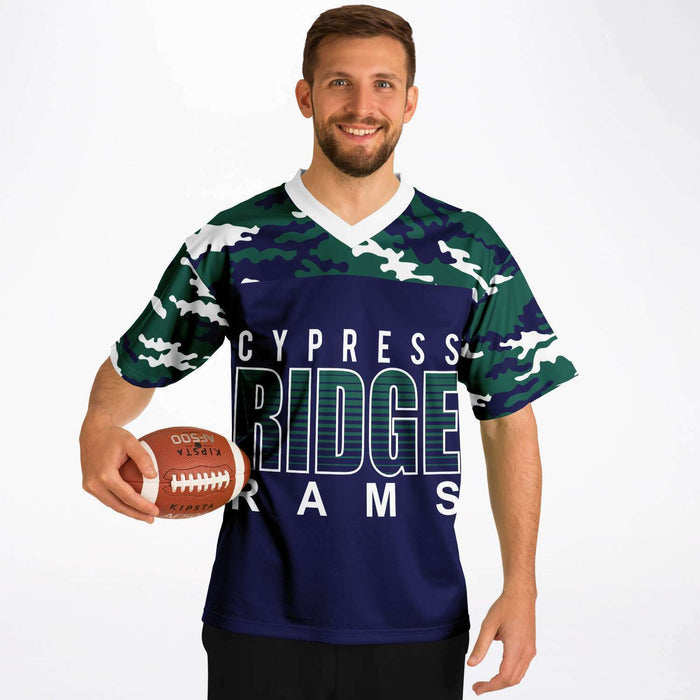 Cypress Ridge Rams Football Jersey 08