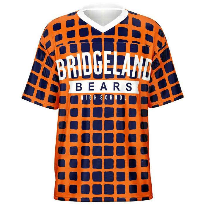 Bridgeland Bears football jersey -  ghost view - front