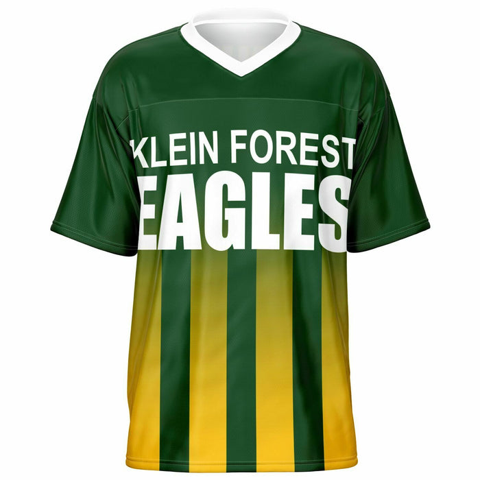 Klein Forest Eagles football jersey -  ghost view - front