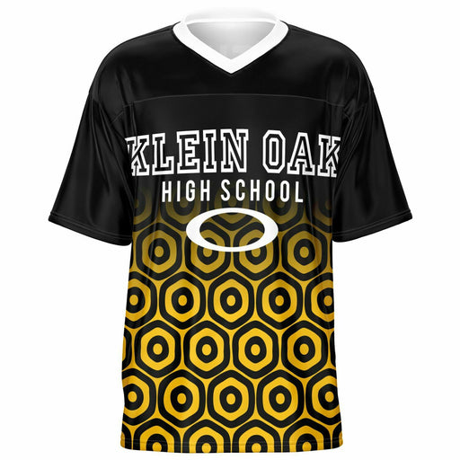 Klein Oak Panthers football jersey -  ghost view - front