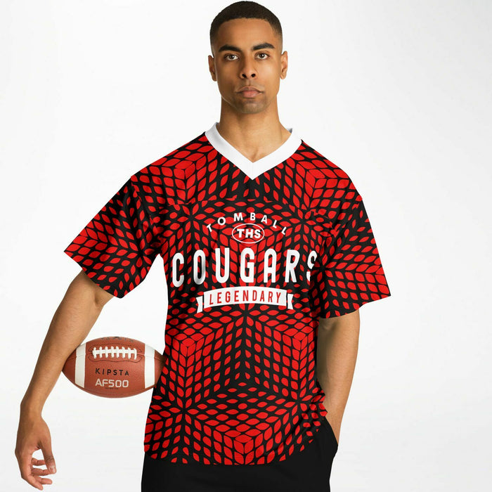 Tomball High School Cougars Football Jersey 22