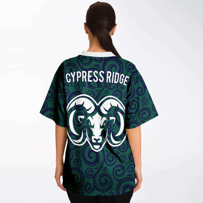 Cypress Ridge Rams Football Jersey 18