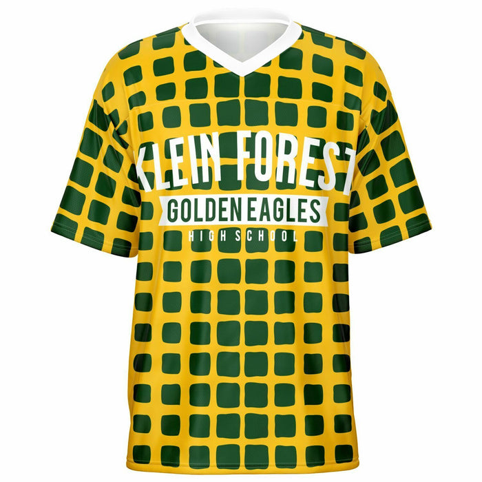 Klein Forest Eagles football jersey -  ghost view - front