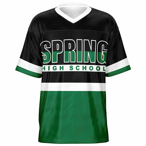 Spring Lions High School football jersey -  ghost view - front