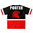 Porter Spartans High School football jersey laying flat - back