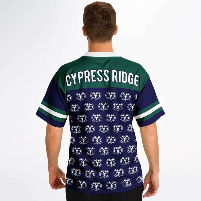 Cypress Ridge Rams Football Jersey 10