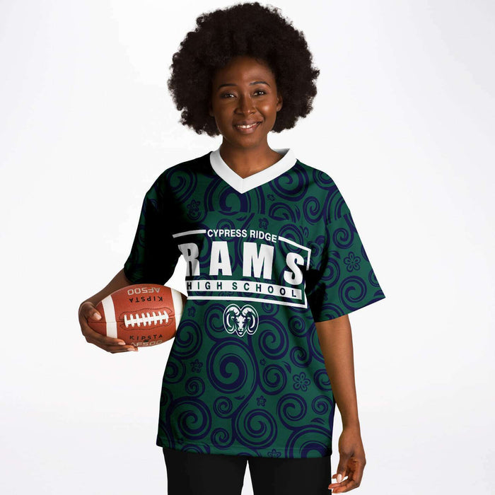 Cypress Ridge Rams Football Jersey 18