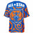 Grand Oaks Grizzlies football jersey -  ghost view - back