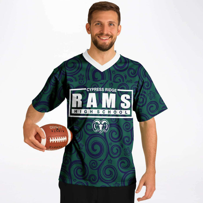 Cypress Ridge Rams Football Jersey 18