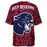 Cypress Springs Panthers football jersey -  ghost view - back