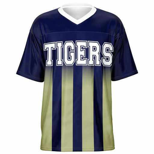 Klein Collins Tigers football jersey -  ghost view - front 14