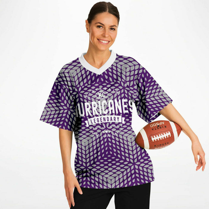 Klein Cain Hurricanes Football Jersey 22