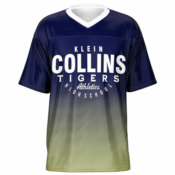 Klein Collins Tigers football jersey -  ghost view - front 05