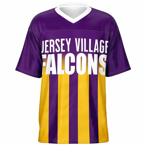 Jersey Village Falcons football jersey -  ghost view - front