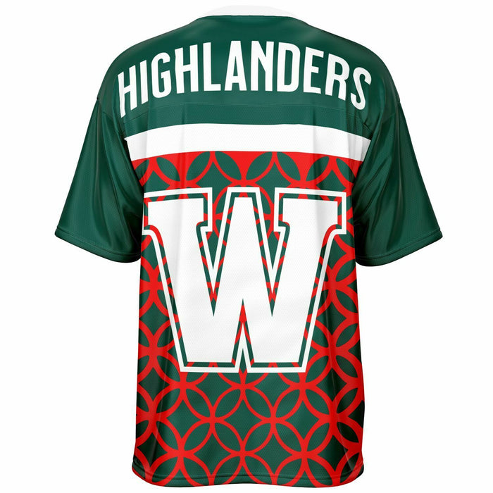 The Woodlands High School Football Jersey L