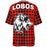 Langham Creek Lobos football jersey -  ghost view - back