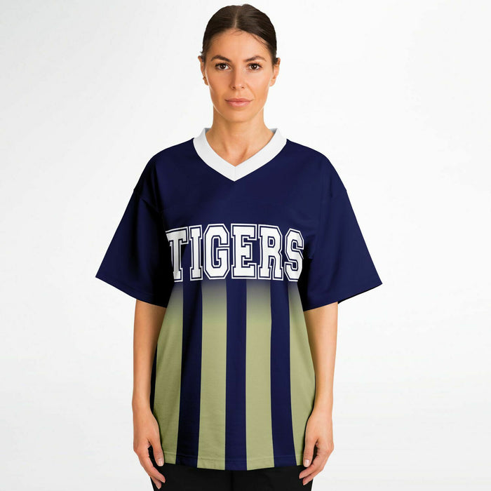 Women wearing Klein Collins Tigers football jersey 14