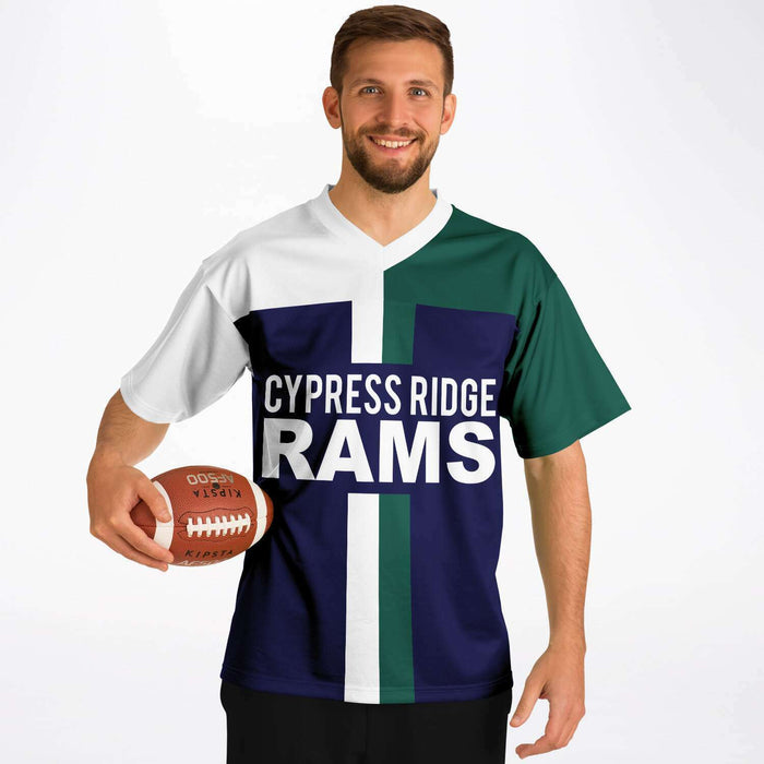 Cypress Ridge Rams Football Jersey 06