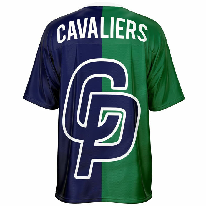 College Park Cavaliers football jersey -  ghost view - back 04