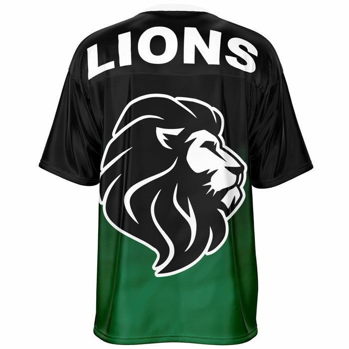 Spring Lions High School football jersey -  ghost view - back