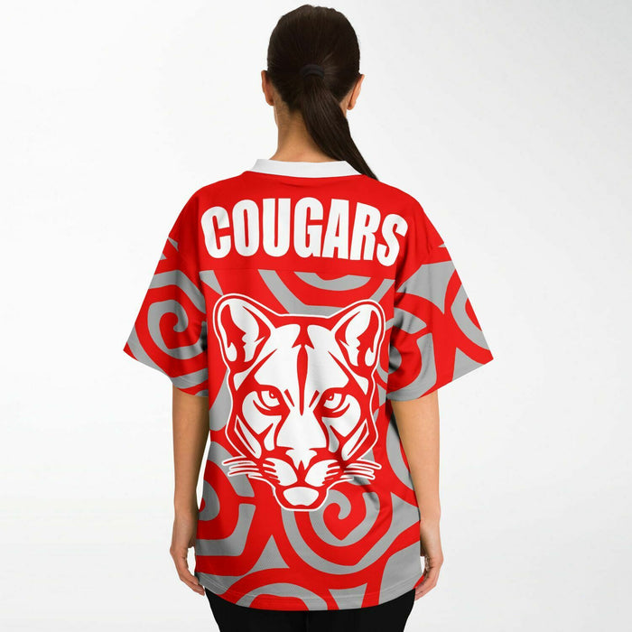 Tomball High School Cougars Football Jersey 16