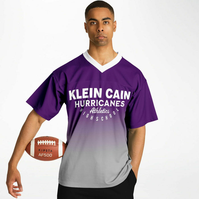 Klein Cain Hurricanes Football Jersey 05