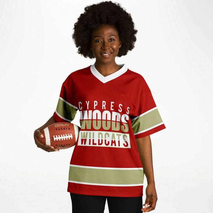 Cypress Woods Wildcats Football Spirit Jersey 13