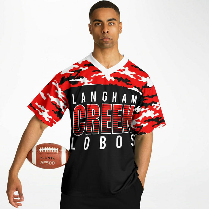 Langham Creek Lobos Football Jersey 08