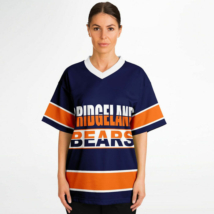 Women wearing Bridgeland Bears football jersey