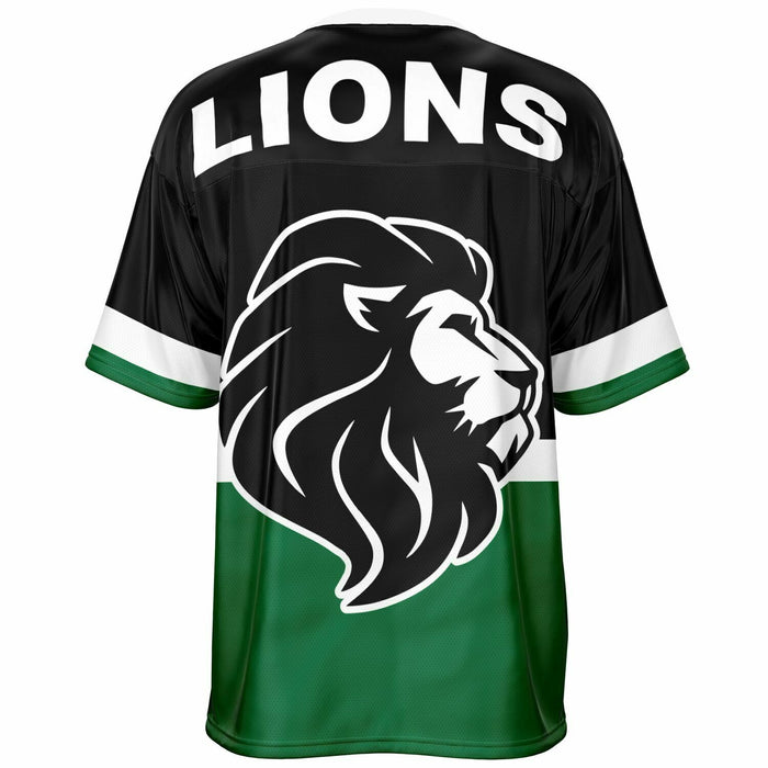 Spring Lions High School football jersey -  ghost view - back